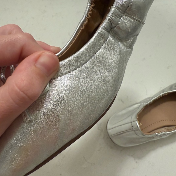 Silver Ballet Flats by Seychelles - Picture 3 of 6